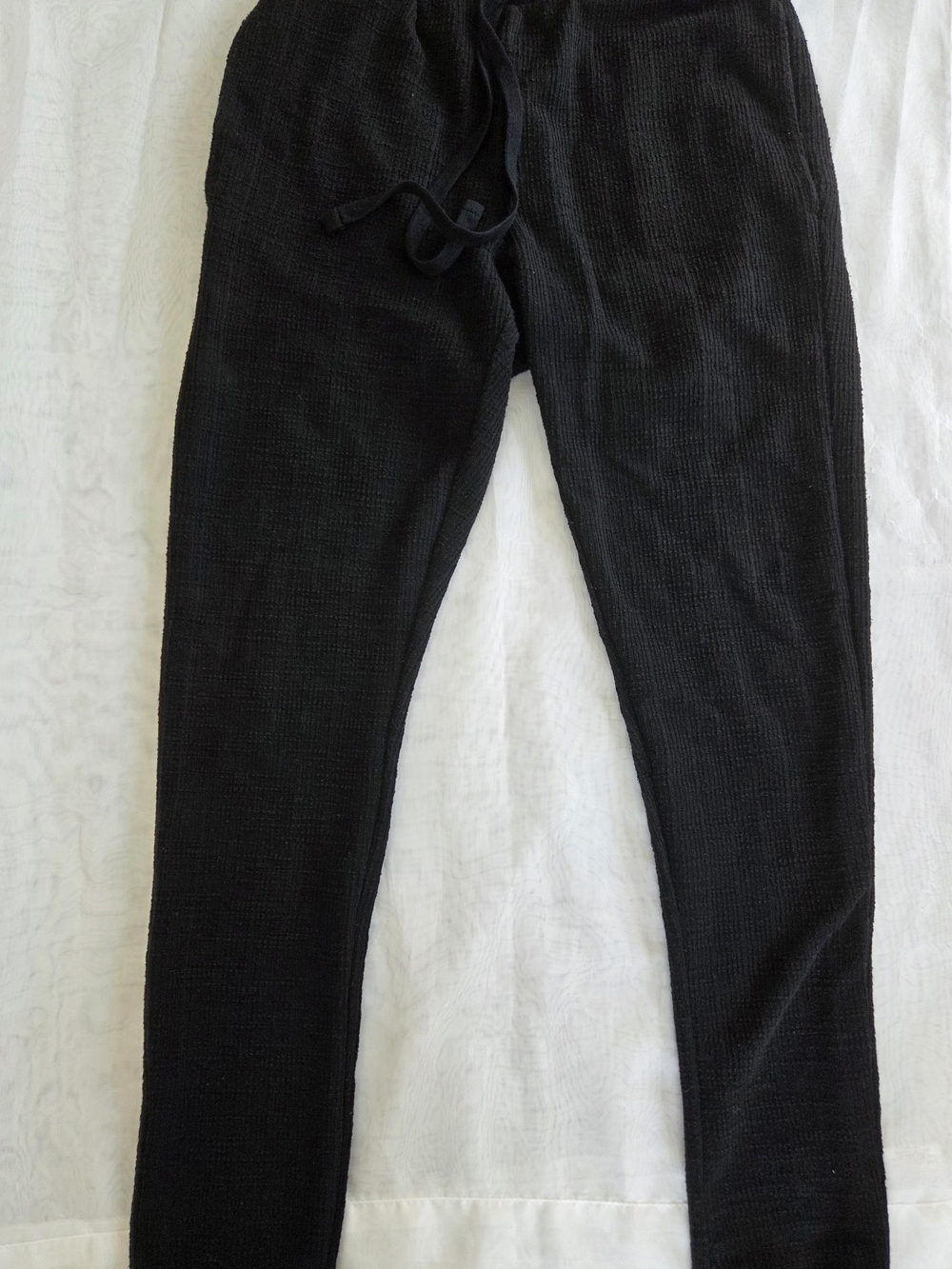 Cozy Black Knit Lounge Set - Picture 6 of 15